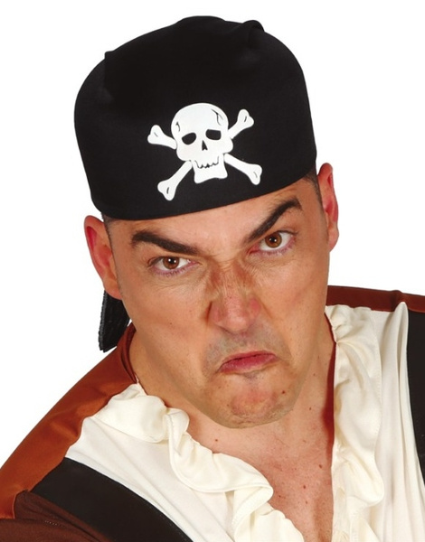 Gorro pirata tela adulto - Comprar por Mayor