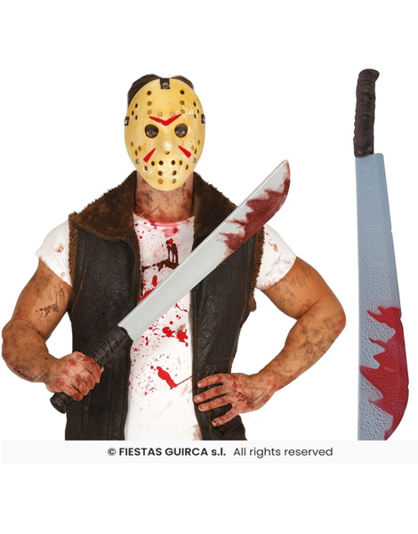 Machete con sangre 75 cms.