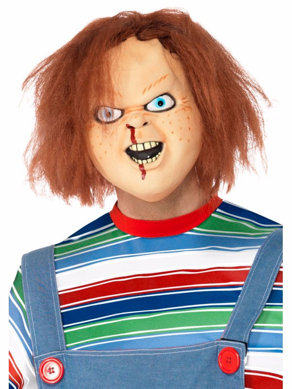 Máscara de Chucky Latex com cabelo