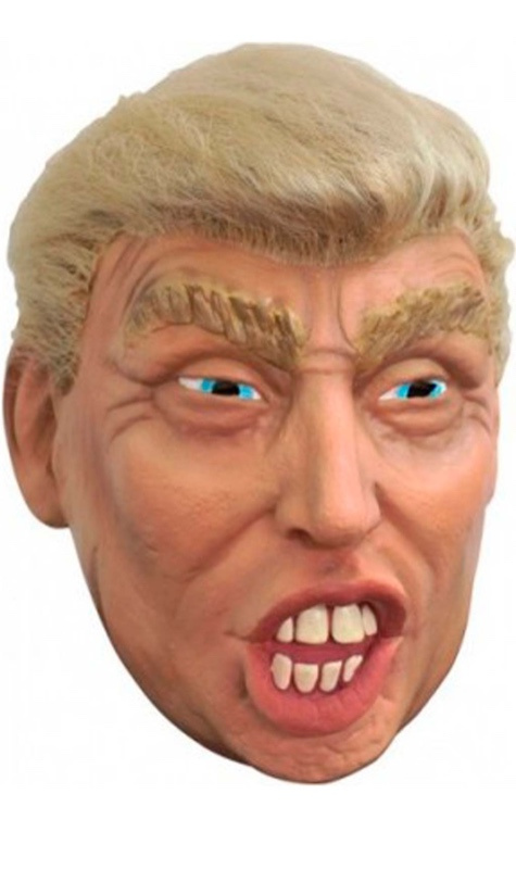 Mask Trump Latex com cabelo