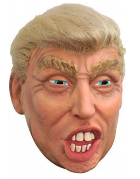 Mask Trump Latex com cabelo