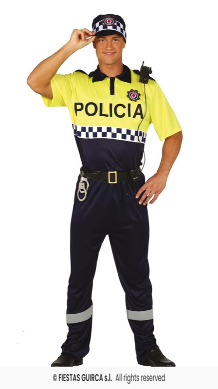 Disfraz Policía Local para hombre