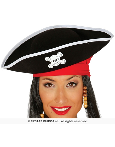 Sombrero Pirata fieltro adulto