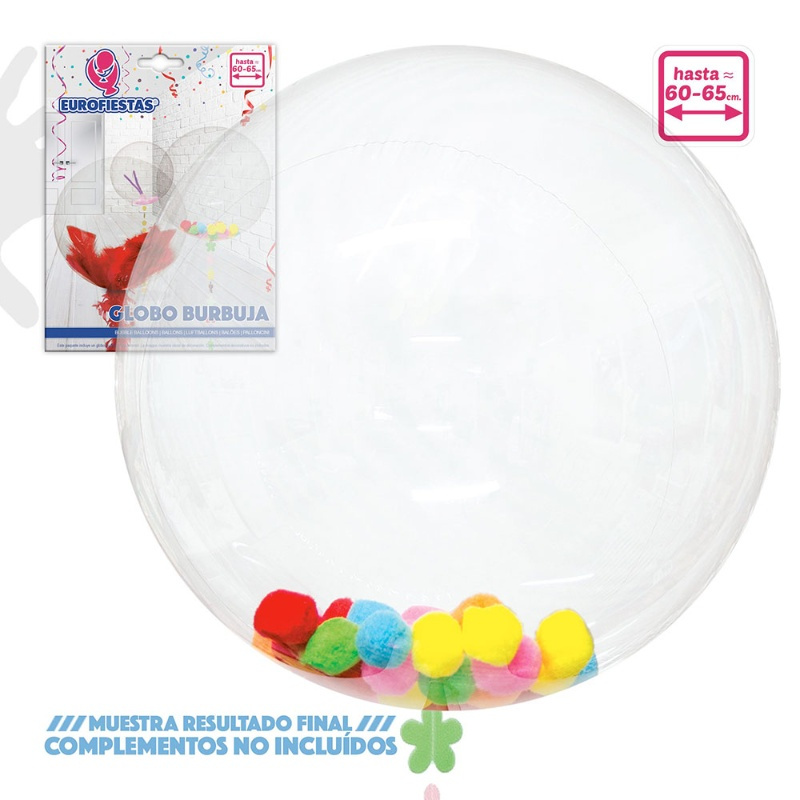 Globo Burbuja transparente 60 cm