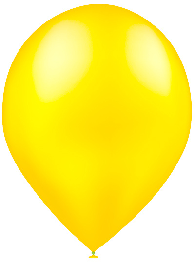 Bolsa 50 Globos metalizados amarillo