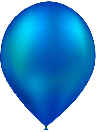 Bolsa 50 Globos metalizados azul marino