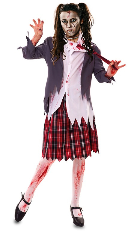 Disfraz Colegiala Zombie mujer