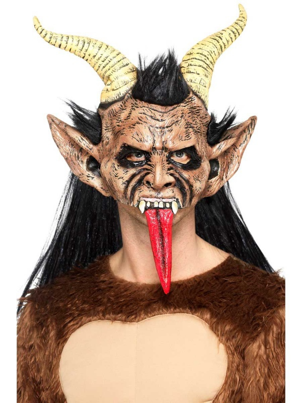 Máscara Demonio Krampus para adulto