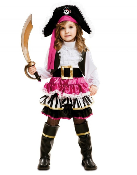 Fantasia Capitã Pirata Rosa para comprar é na !