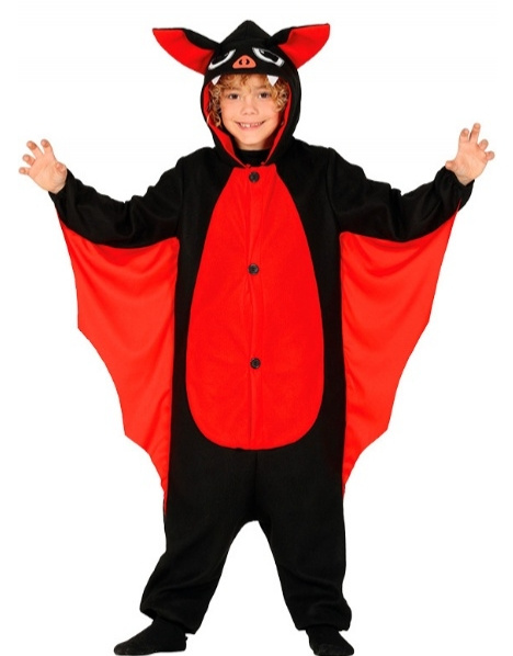 Gracias comienzo Escarpado Disfraz rojo de murciélago para niños - Halloween al mejor precio