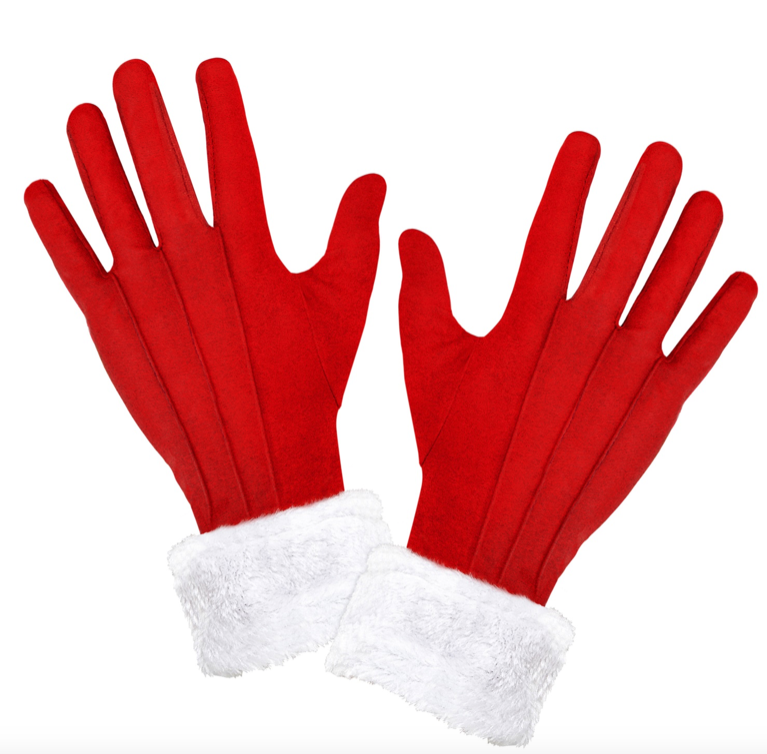 Guantes Papa Noel deluxe