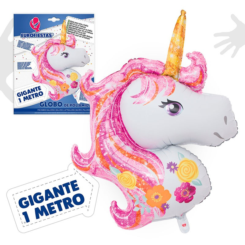 Globo Poliamida 1 M. Unicornio lila