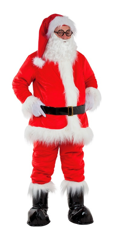 Traje Papa Noel Lujo adulto T.48