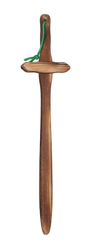 Espada madera quemada 58 cm