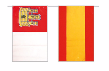 Bandeira fundida Mancha plástica 50M.20x30cm