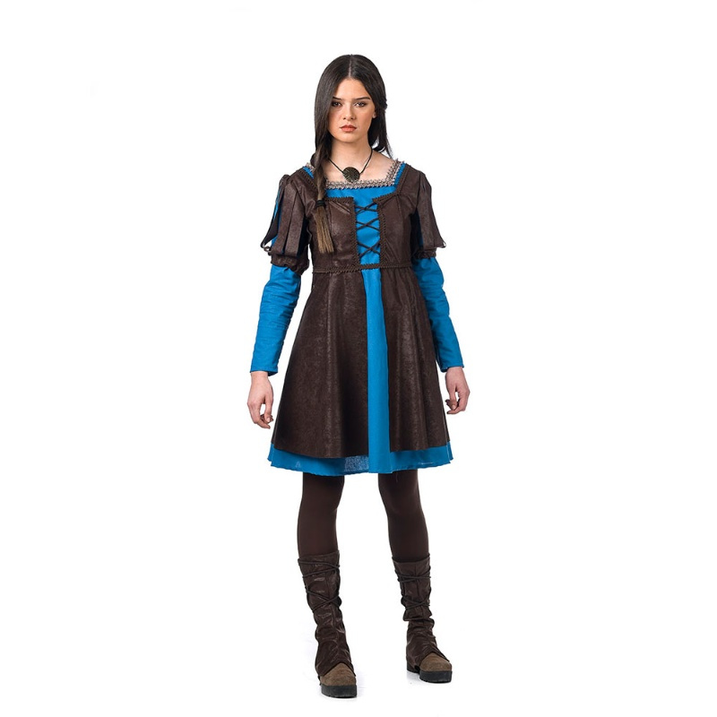 Disfraz medieval Edith para mujer