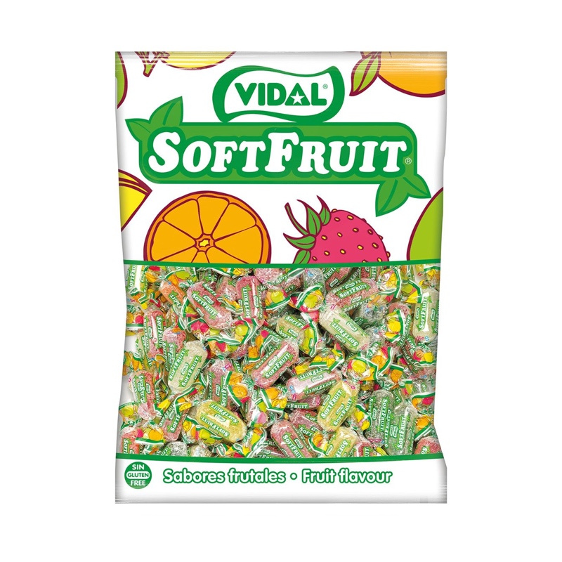 Soft Fruit caramelos  Bolsa 1 kilo Vidal