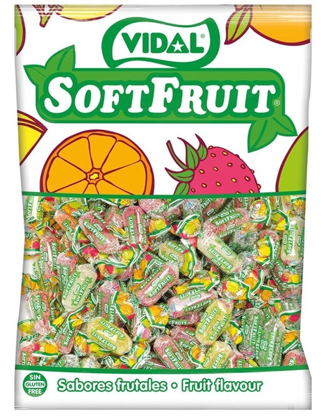 Soft Fruit caramelos  Bolsa 1 kilo Vidal