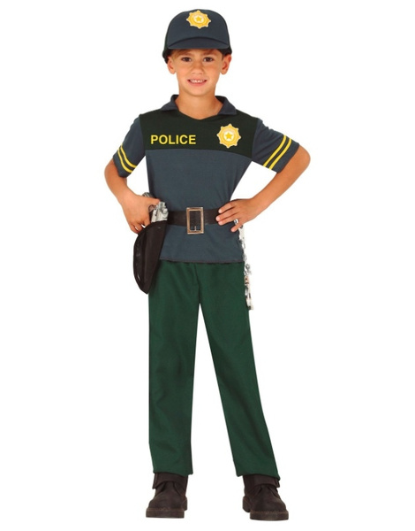 Disfraz de policía con accesorios para niño: Disfraces niños,y