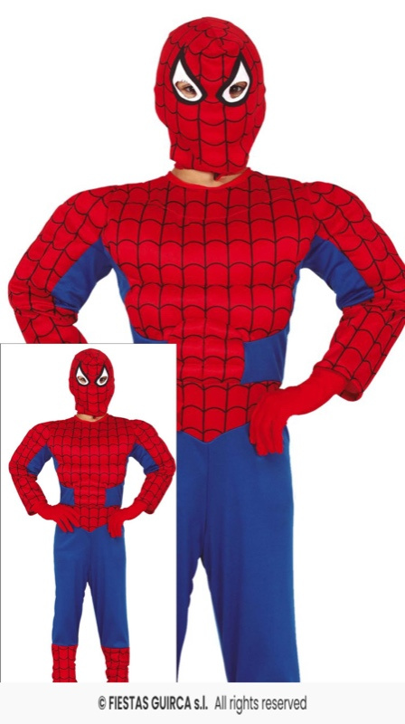 Disfraz Spider Héroe Musculoso para niño