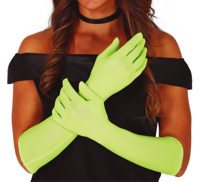 Guantes largos colores 42 cms.