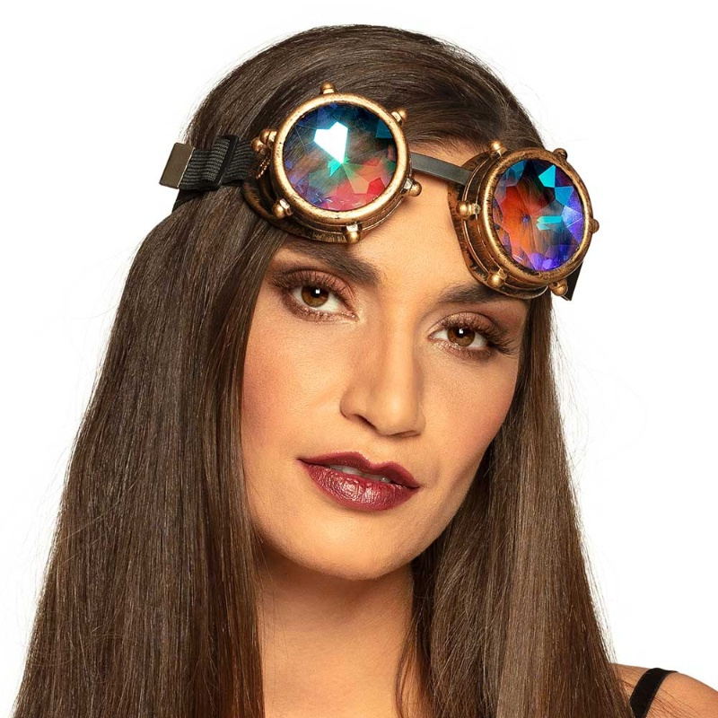 Gafas Steampunk con cristales deluxe