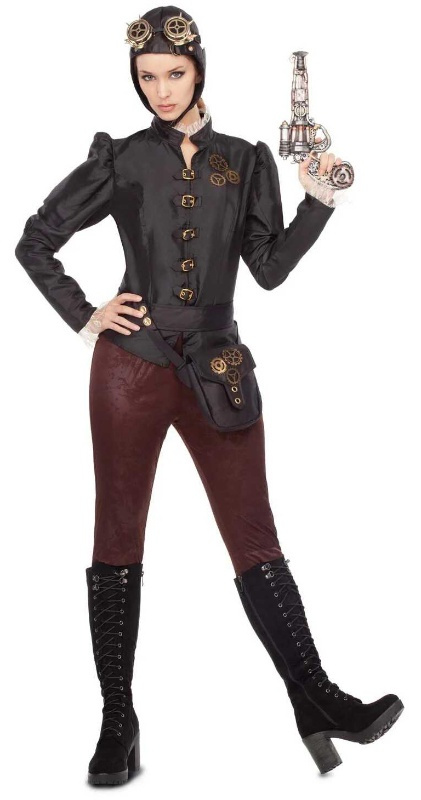 Disfraz Steampunk Aviadora para mujer