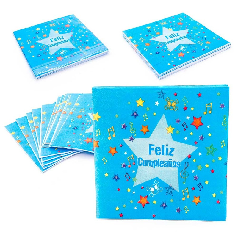 Servilletas cumpleaños  niñas/niños