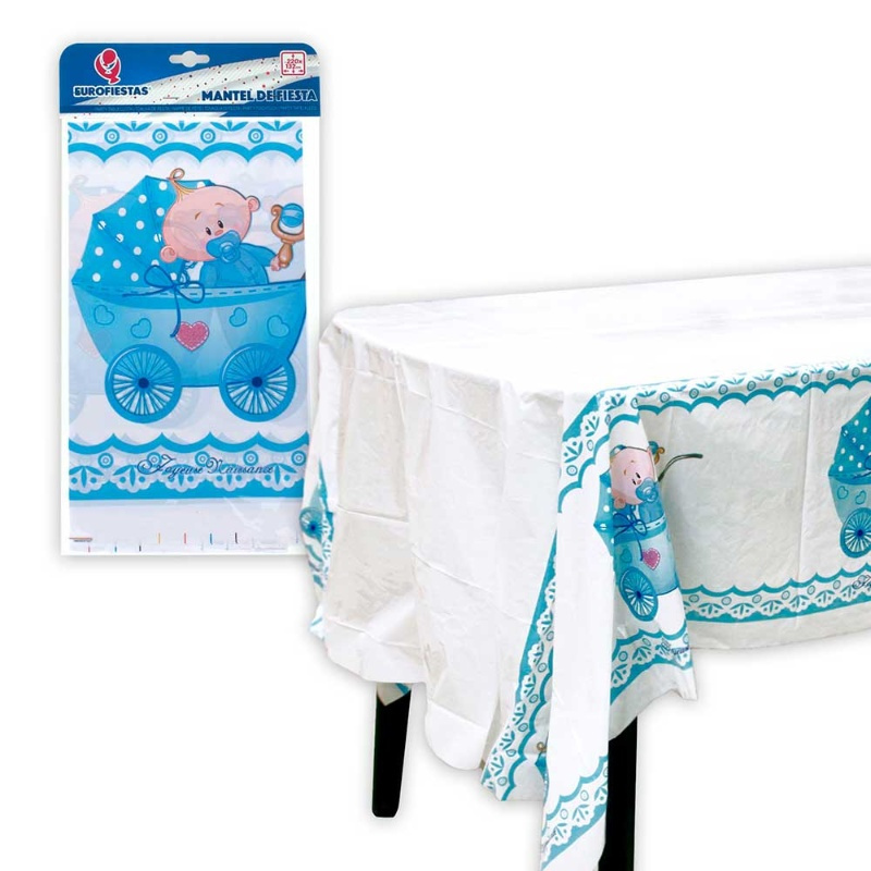 Mantel Carrito 220x132 cms. Azul ó Rosa