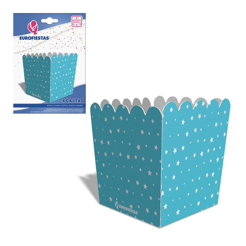 Caja Chuches-Palomitas estrellas AZ 4uds