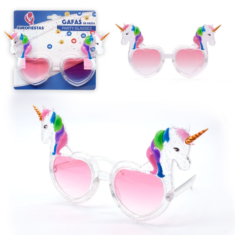 Gafas Unicornios plata ó blanca