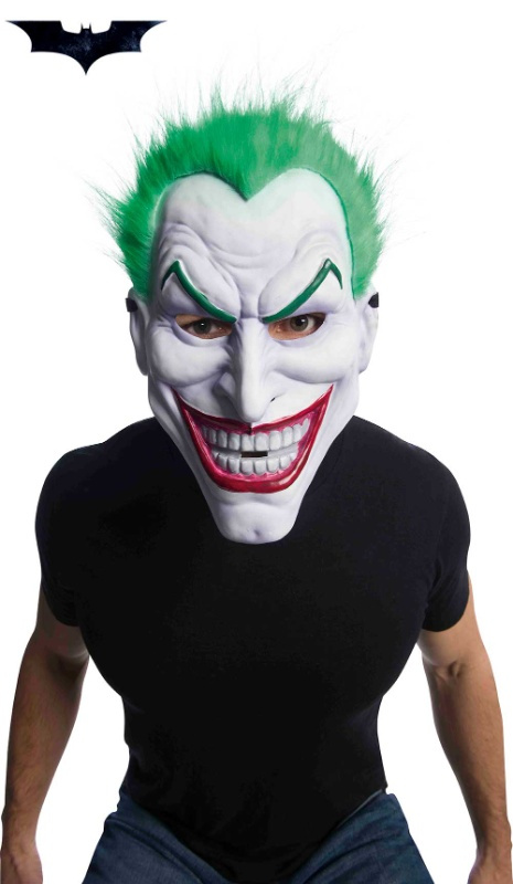 Máscara Joker PVC con pelo