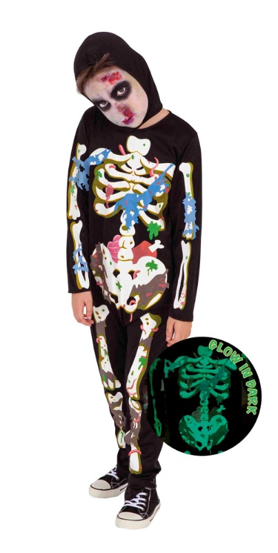 Disfraz Skeleton Fosforescente Infantil