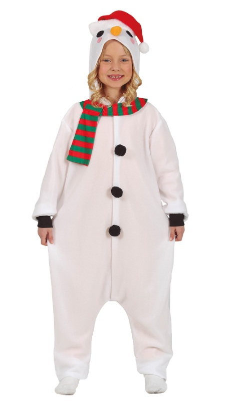 Disfraz muñeco nieve pijama infantil