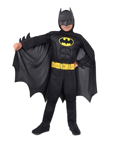 Disfraz Batman Musculoso Negro Infantil