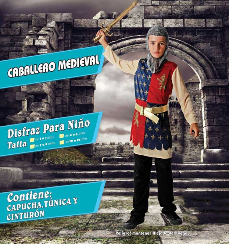 Disfraz Caballero medieval infantil