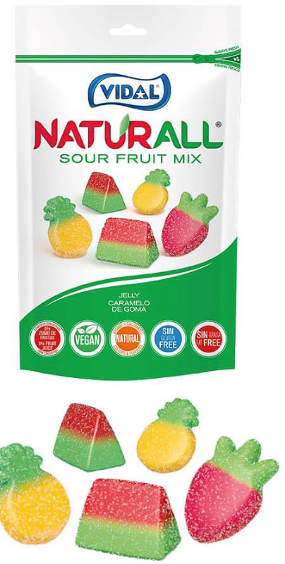 Sour Fruit naturall para Veganos vidal