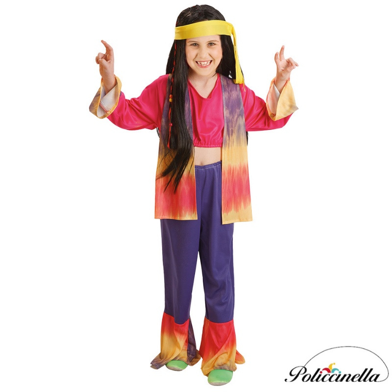 Disfraz Hippie niña