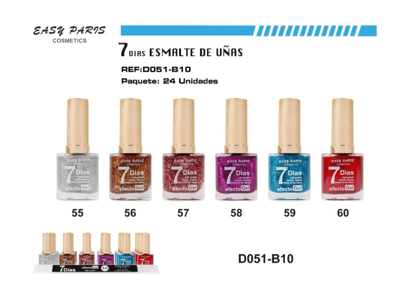 Esmalte Purpurina efecto GEL