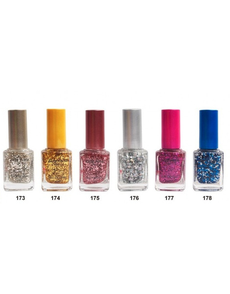 Laca de uñas purpurina easy colores