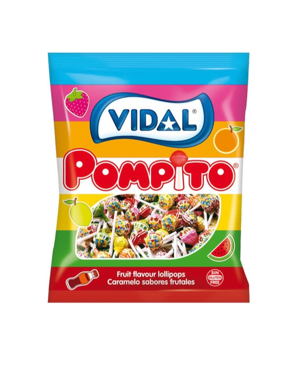 Pompito surtidos 6 sabores B-100P vidal