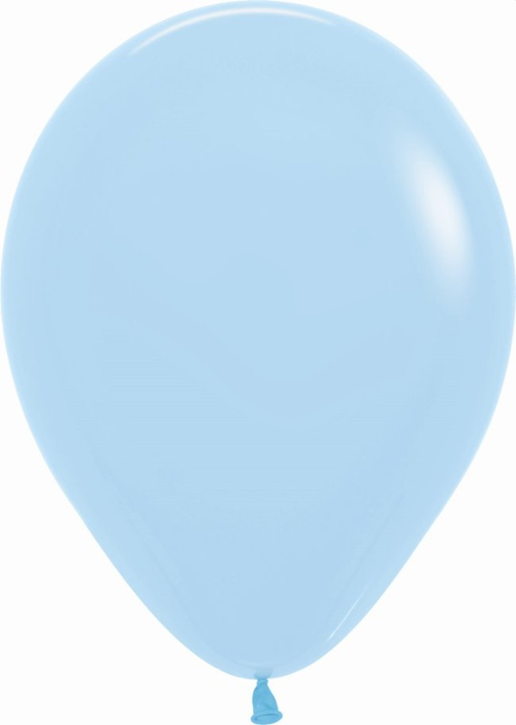 Bolsa 50 Globos Pastel Azul 30 cms.