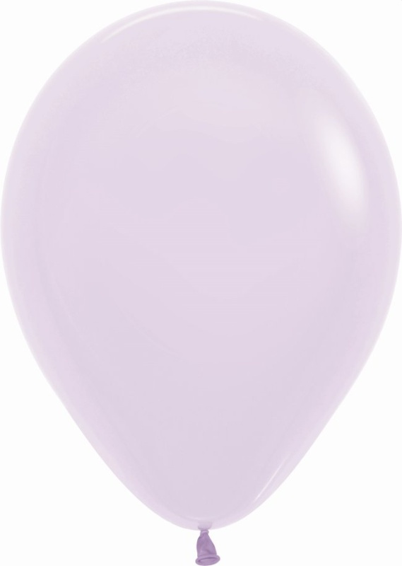 Bolsa 50 Globos Pastel Lila 30 cms.