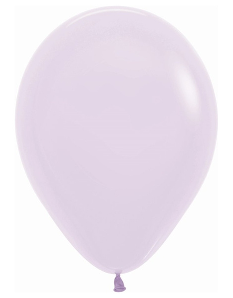 Bolsa 50 Globos Pastel Lila 30 cms.