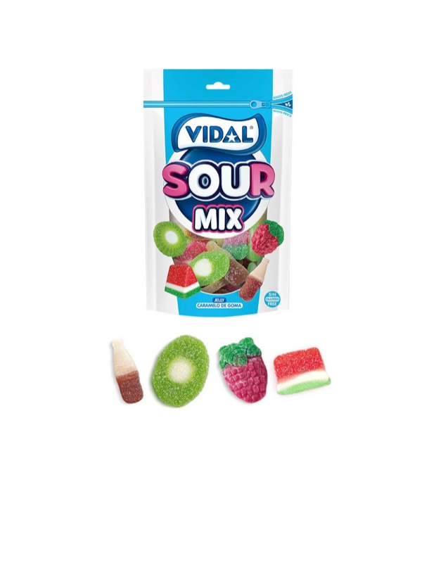 Sour Mix T-180gr. Doypack Vidal