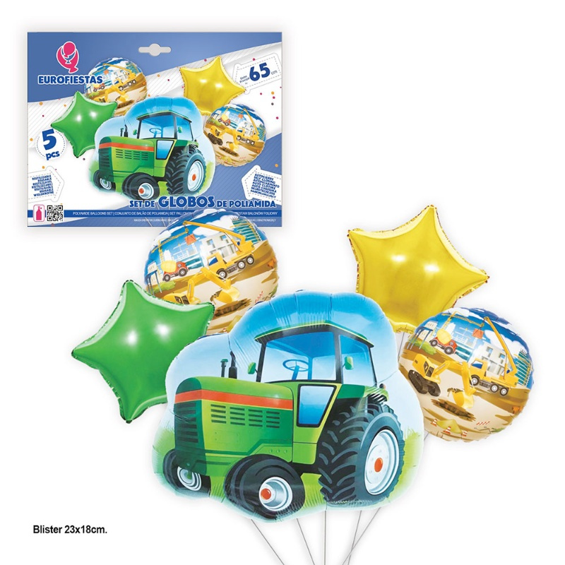 Set Globos Poliamida Tractor