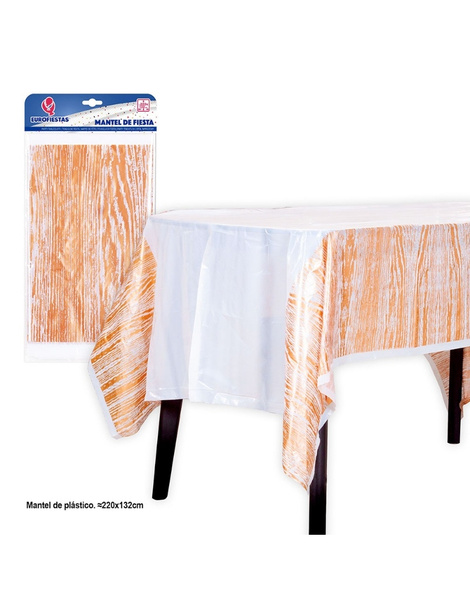 Mantel Oro/Rosa 220x132 cms vetas colore