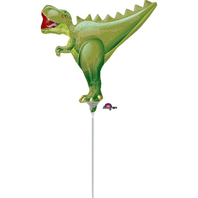 Globo palito Mini forma dinosaurio rex