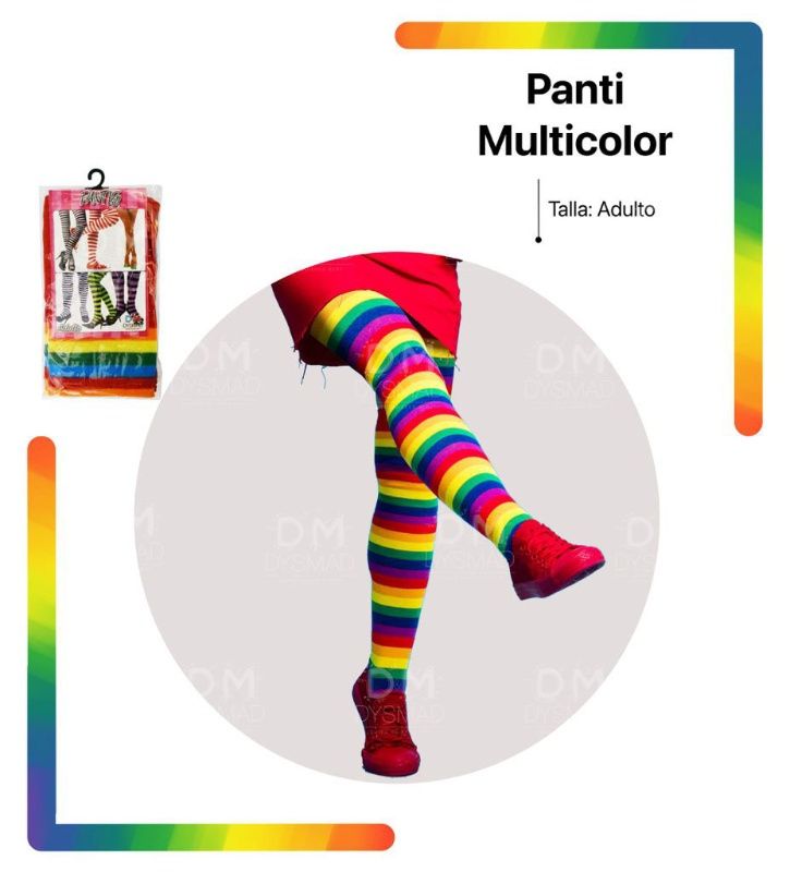 Panty multicolor infantil