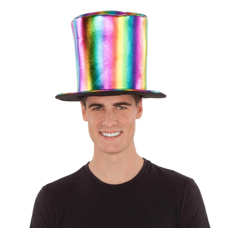 Sombrero copa alta rainbow